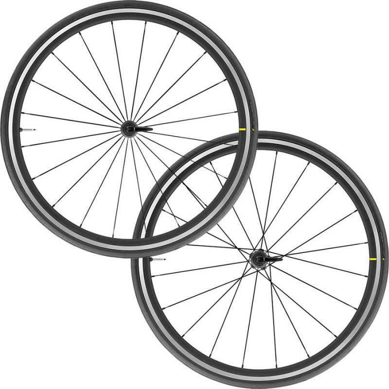 Roue vélo route Roues vélo route Mavic Cosmic Elite UST C17 2020 avec pneus ShimanoSram 910