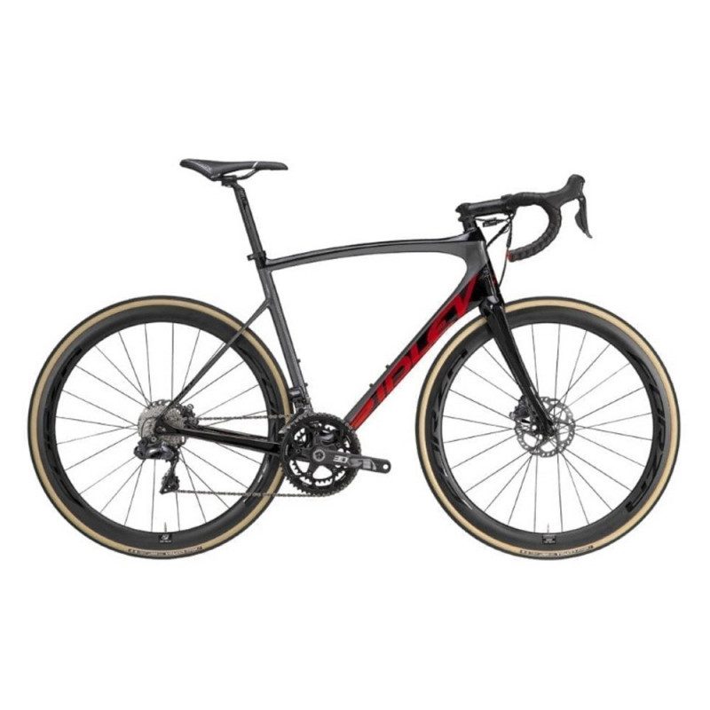 Velos de course Velo route Ridley Fenix SL Disc Ultegra ML 2020 Noir ridley