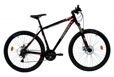 Vtt All mountain VTT 27 5 Freerider Rigide Homme 21 vitesses Double Freins a Disque Derailleur Shimano Fourche telescopique Freerider