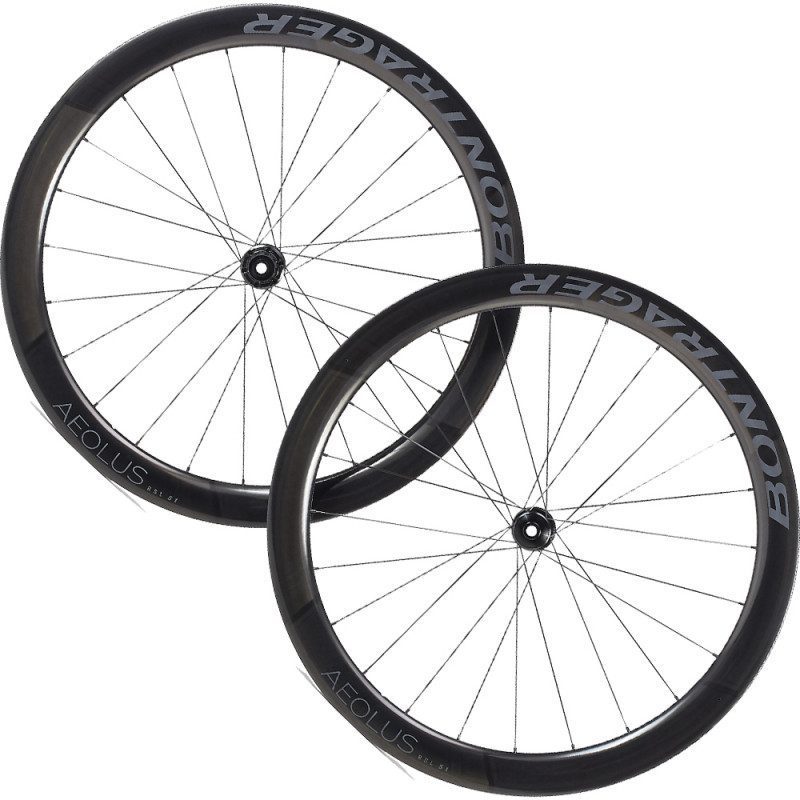 Paire De Roues Carbone Vélo 700C - Hauteur 40 Ou 50 Mm, Moyeu Disque