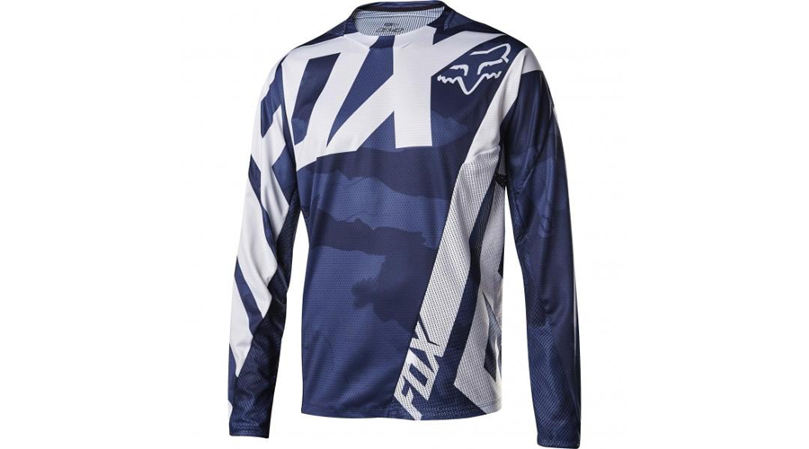 Maillot Manches Longues Fox Racing Defend - Pour Enfants VTT/Moto - Tissu Respirant TruDri - Coupe Sportive