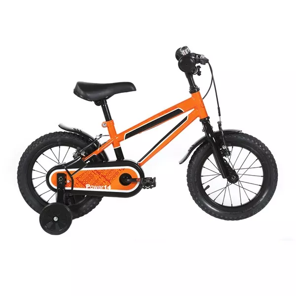 AOOUNGM Vélo Enfant 14 Pouces réglable en Acier au Carbone Vélo pour Enfant garçon Fille Vélo avec Roues stabilisatrices Fit 3-6 Ans Blanc